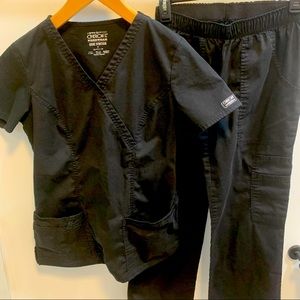Cherokee Black Scrub Set
